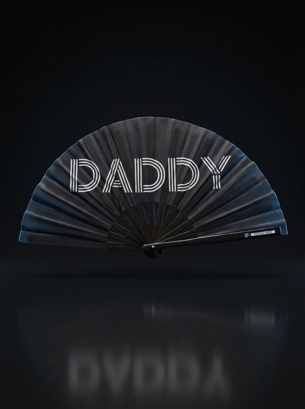 Fan Festival "DADDY" w kolorze czarnym - akcesorium Rave & Pride
