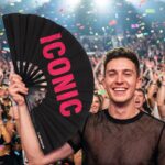 Wentylator festiwalowy „ICONIC” w kolorze czarnym/różowym – Rave Statement – Widok 4
