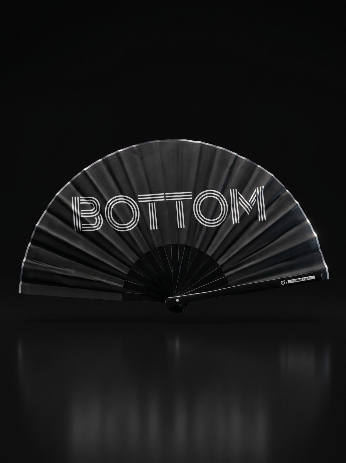 Wentylator Festival Fan „BOTTOM” w kolorze czarnym – akcesorium CSD & Rave
