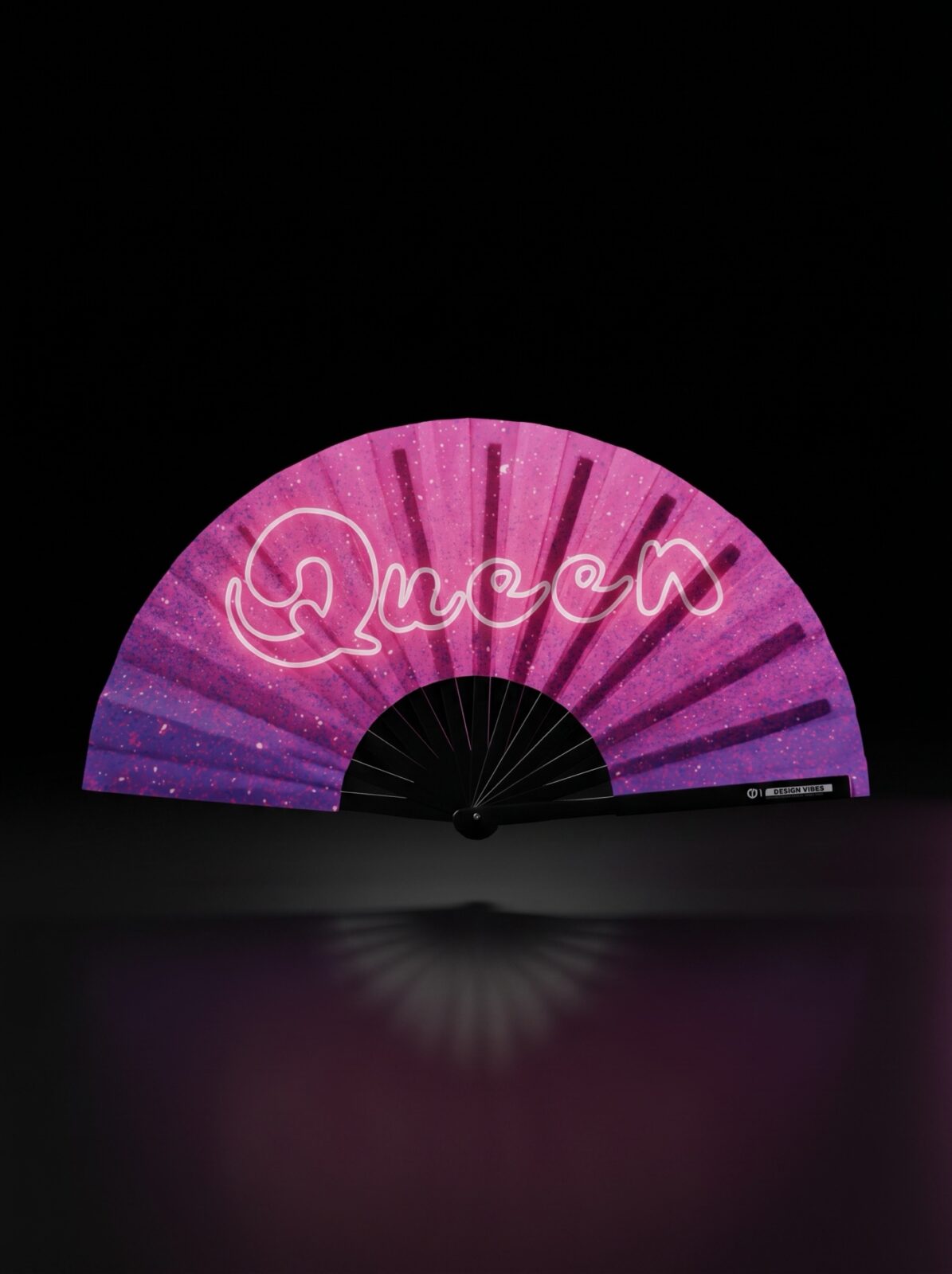 Fan Festival „Queen” różowo-fioletowa galaktyka brokatu – Rave & CSD