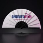 Festival-Fächer Hamburg Pride CSD in Weiß, Logo-Edition, Widok 1