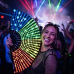 Fan Festival czarny w tęczowe kropki – Rave & CSD – Widok 2