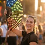 Fan Festival czarny w tęczowe kropki – Rave & CSD – Widok 3