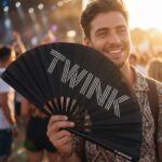 Fan Festival „TWINK” w kolorze czarnym – Rave & Pride statement – Widok 3