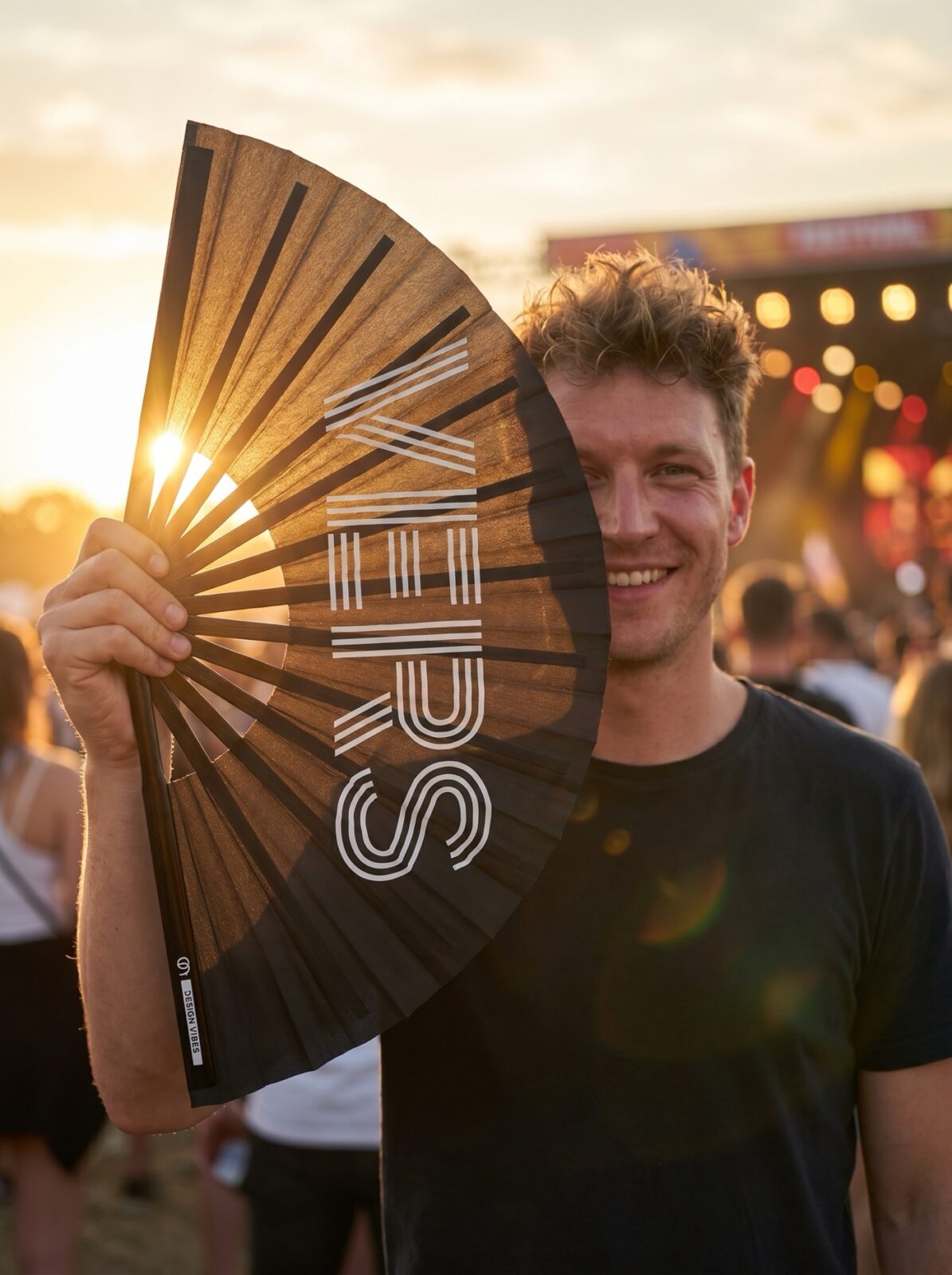 Fan Festival „VERS” w kolorze czarnym – statement dla Rave & CSD – Widok 3