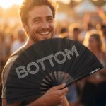 Wentylator Festival Fan „BOTTOM” w kolorze czarnym – akcesorium CSD & Rave – Widok 3