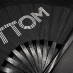Festival Fan „BOTTOM” w kolorze czarnym, akcesorium na CSD i Rave, Widok 6