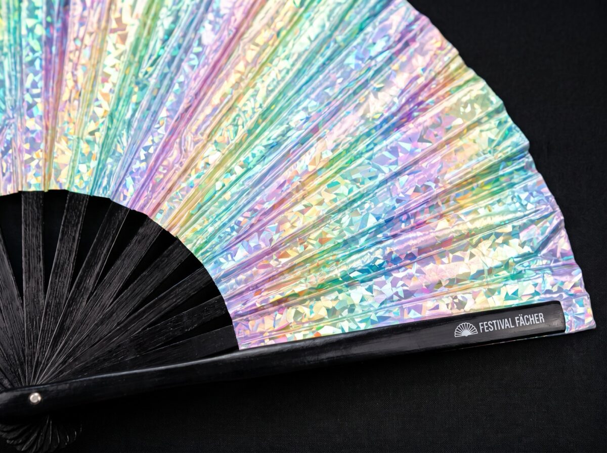Festival Fan Holo Kristall Pastel na Rave i festiwale, Widok 5