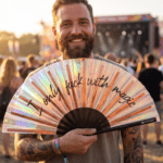 Festival Fan „I only fuck with magic”, holograficzna miedź na Rave i festiwale, Widok 3