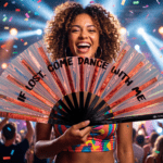 Festival Fan „IF LOST, COME DANCE WITH ME”, Holo-Kupfer na festiwale i Rave, Widok 4