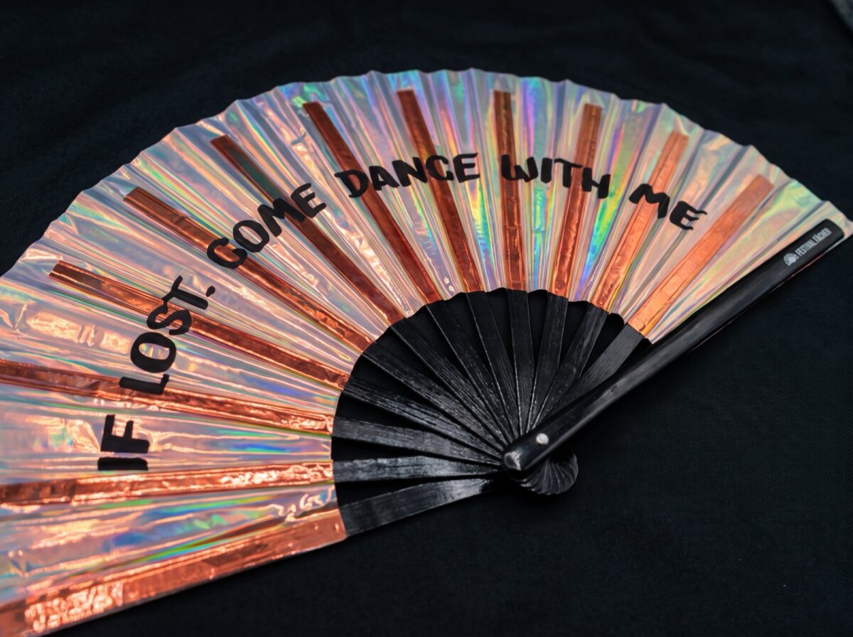 Festival Fan „IF LOST, COME DANCE WITH ME”, Holo-Kupfer na festiwale i Rave, Widok 6