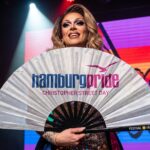 Festival-Fächer Hamburg Pride CSD in Weiß, Logo-Edition, Widok 5