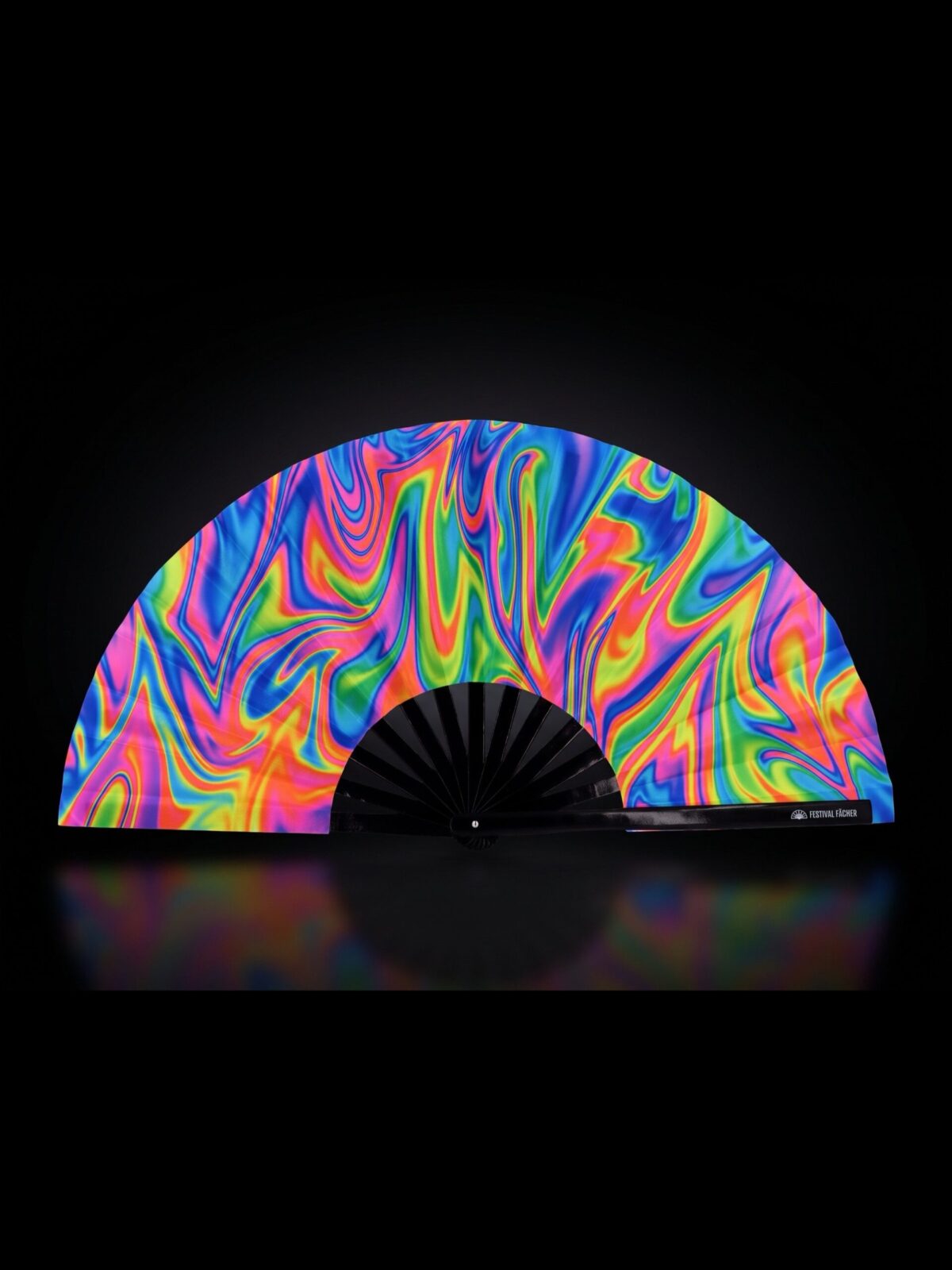 Festival Fan „Psychedelic Fire” – kolorowy, idealny na Techno i Rave