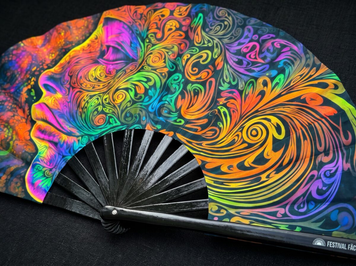 Festival Fan „Psychedelic Wirbel Bunt” dla psytrance’u i goa, Widok 5
