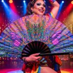 Festival Fan „Motyl-Mandala” w kolorze fioletowym – na psytrance i festiwale, Widok 5
