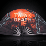 Festival Fan „TWINK DEATH”, czarny, na imprezy Techno i Rave, Widok 1