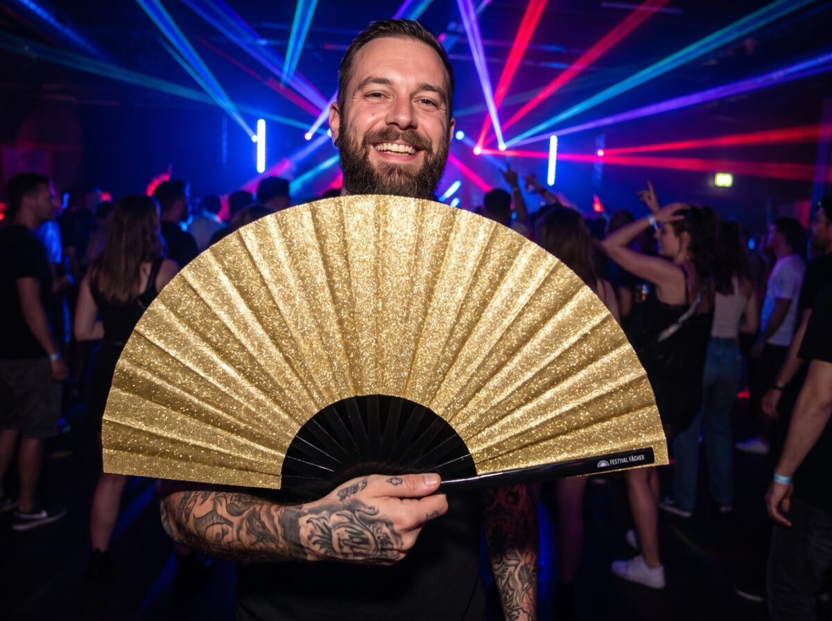 Festival Fan „Gold Brokat” na festiwale i imprezy, Widok 2