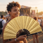 Festival Fan „Gold Brokat” na festiwale i imprezy, Widok 3