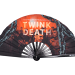 Festival Fan „TWINK DEATH”, czarny, na imprezy Techno i Rave, Widok 6